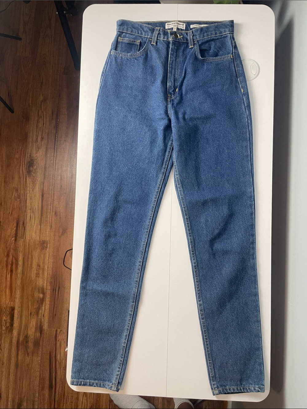 American Apparel Classic High-Rise Blue Denim Jeans